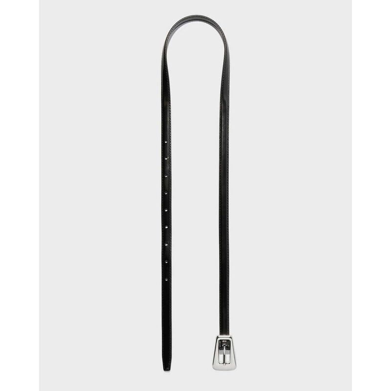 Cue Oversized Buckle Patent Leather Belt image number 1